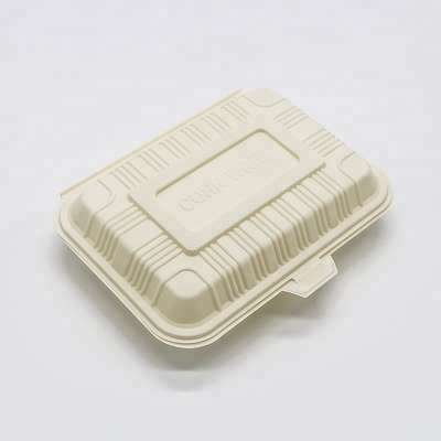 Biodegradable plastic food packaging container PLA